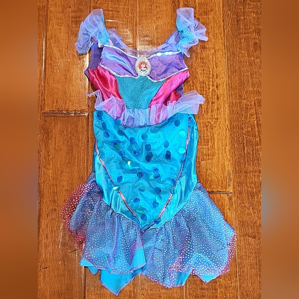 Disney Ariel Blue & Purple Mermaid Costume NWOT 4-6x